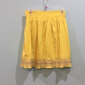 Yellow skirt